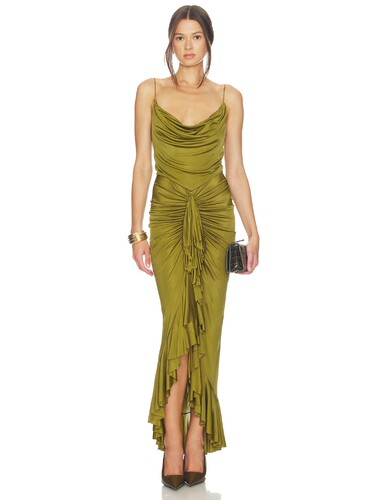Atlein Ruffle Strappy Long Dress revolve小众新款 - 图2