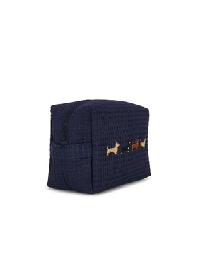 Abbode Dachshund Lover Waffle Pouch  藏青色 秋冬新品REVOLVE