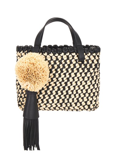 Ulla Johnson Raffia Mini Crossbody Bag revolve小众新款 - 图0
