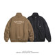 Loose stand collar work jacket