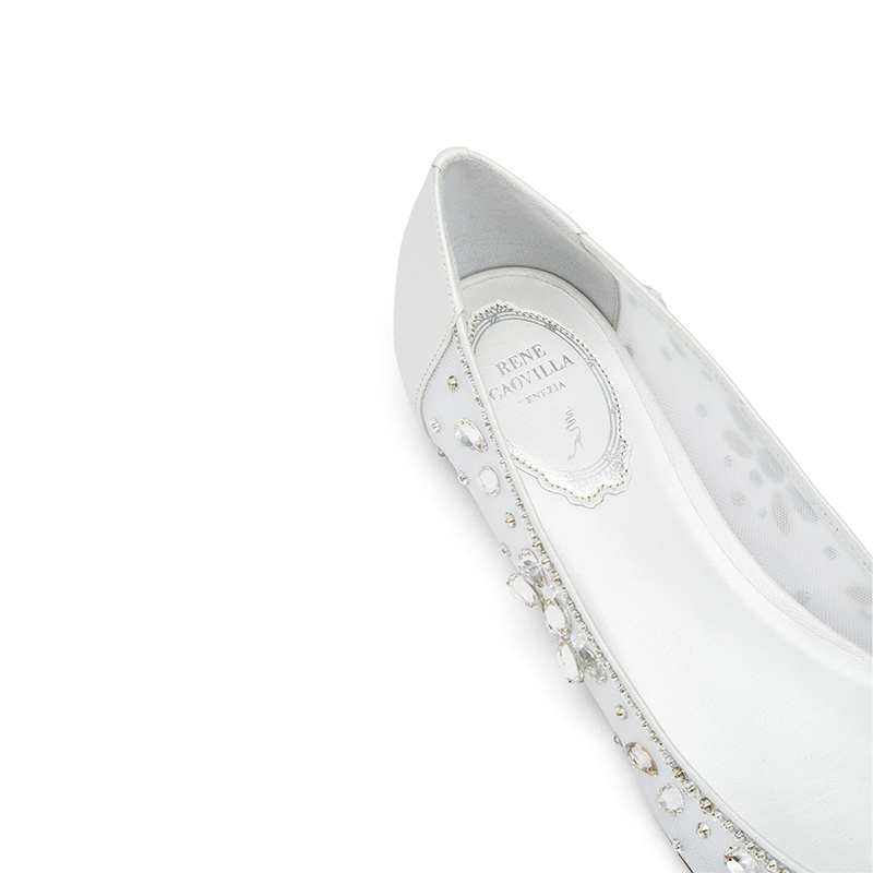 【新年折扣】RENE CAOVILLA CINDERELLA系列芭蕾舞女士平底鞋,淘宝优惠券,粉丝福利购,淘宝优惠卷