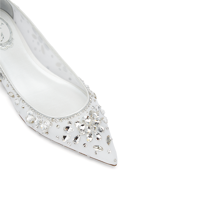 【新年折扣】RENE CAOVILLA CINDERELLA系列芭蕾舞女士平底鞋,淘宝优惠券,粉丝福利购,淘宝优惠卷