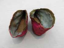 Heavy Shop Golden Lotus Wrap Feet Shoes Full Tips Shoes Gold Lotus Shoes Sharp Embroidered Shoes Old Golden Lotus Shoes Red Gold Lotus