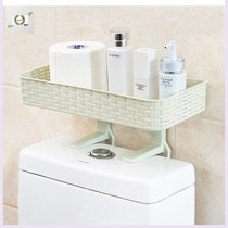 Wall-mounted Toilet Shelf Above Supplies Thickened Shelving Shelving Water Tank Toilet Bathroom Toilet Paper Plastic Release
