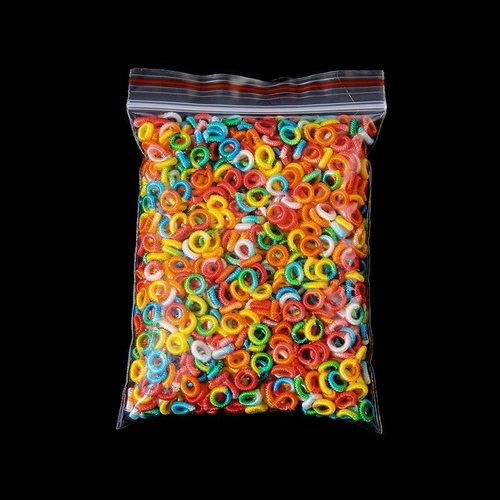 6MM小线圈扣编手链菠萝彩线圈手工diy饰品配件中国结线绳1000一包 - 图2