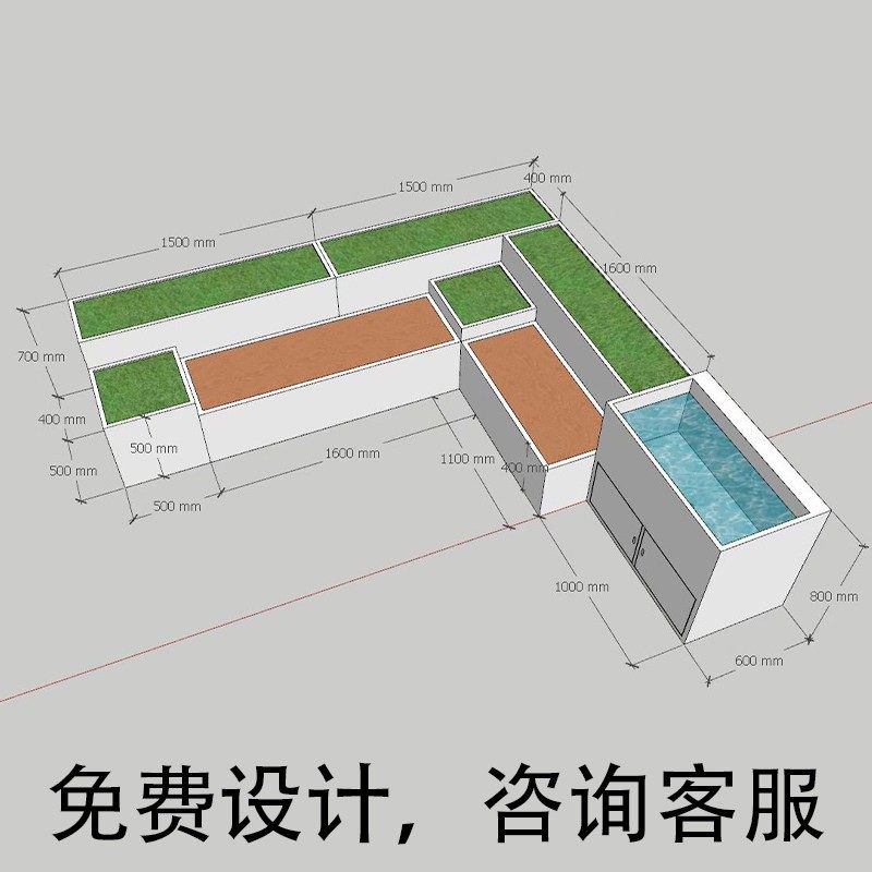 定制户外不锈钢花箱商业街市政道路阳台组合隔断围栏造景铁艺花坛,淘宝优惠券,粉丝福利购,淘宝优惠卷