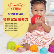 American Infantino Baby Handgrip Ball Texture Ball Perception Ball Sensation Integration Training Touch Ball Baby Toy