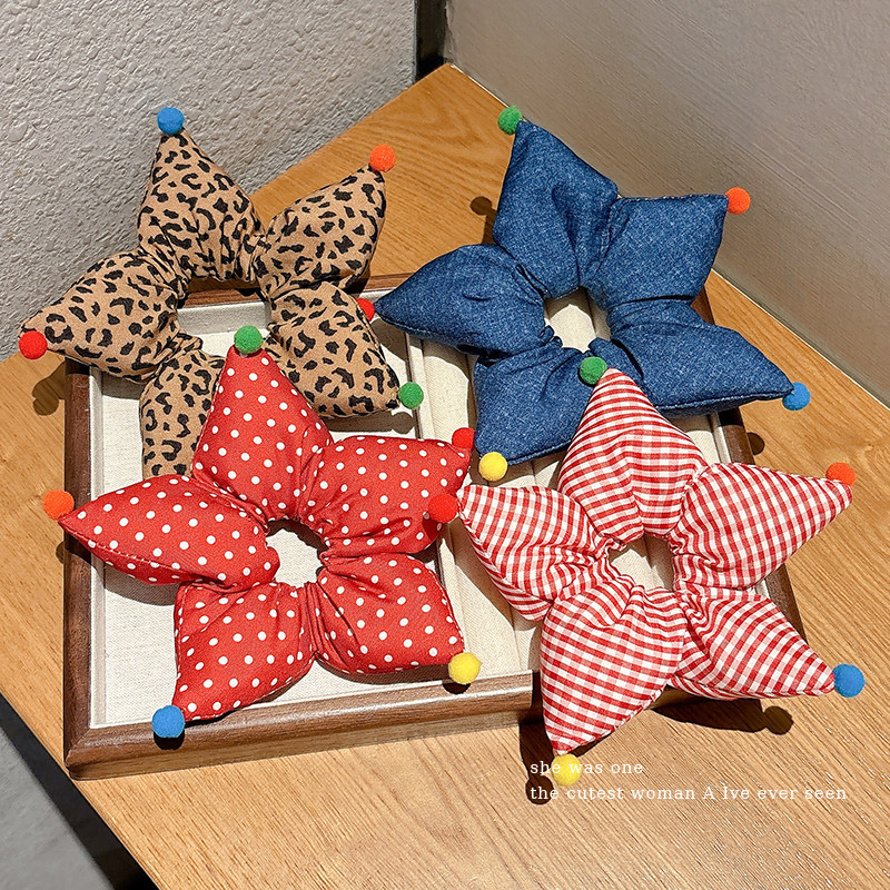 儿童发圈女童可爱波点星星发绳小女孩扎马尾头绳女宝宝丸子头发饰,淘宝优惠券,粉丝福利购,淘宝优惠卷