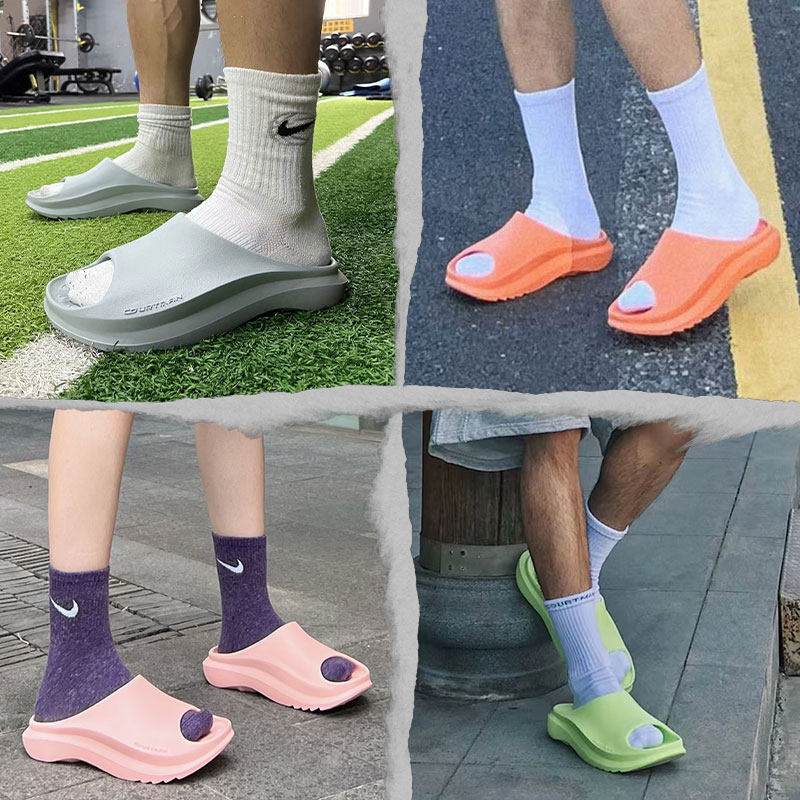 COURTMAN野球帝运气拖鞋夏户外穿沙滩防滑水男女情侣耐磨篮球健身,淘宝优惠券,粉丝福利购,淘宝优惠卷