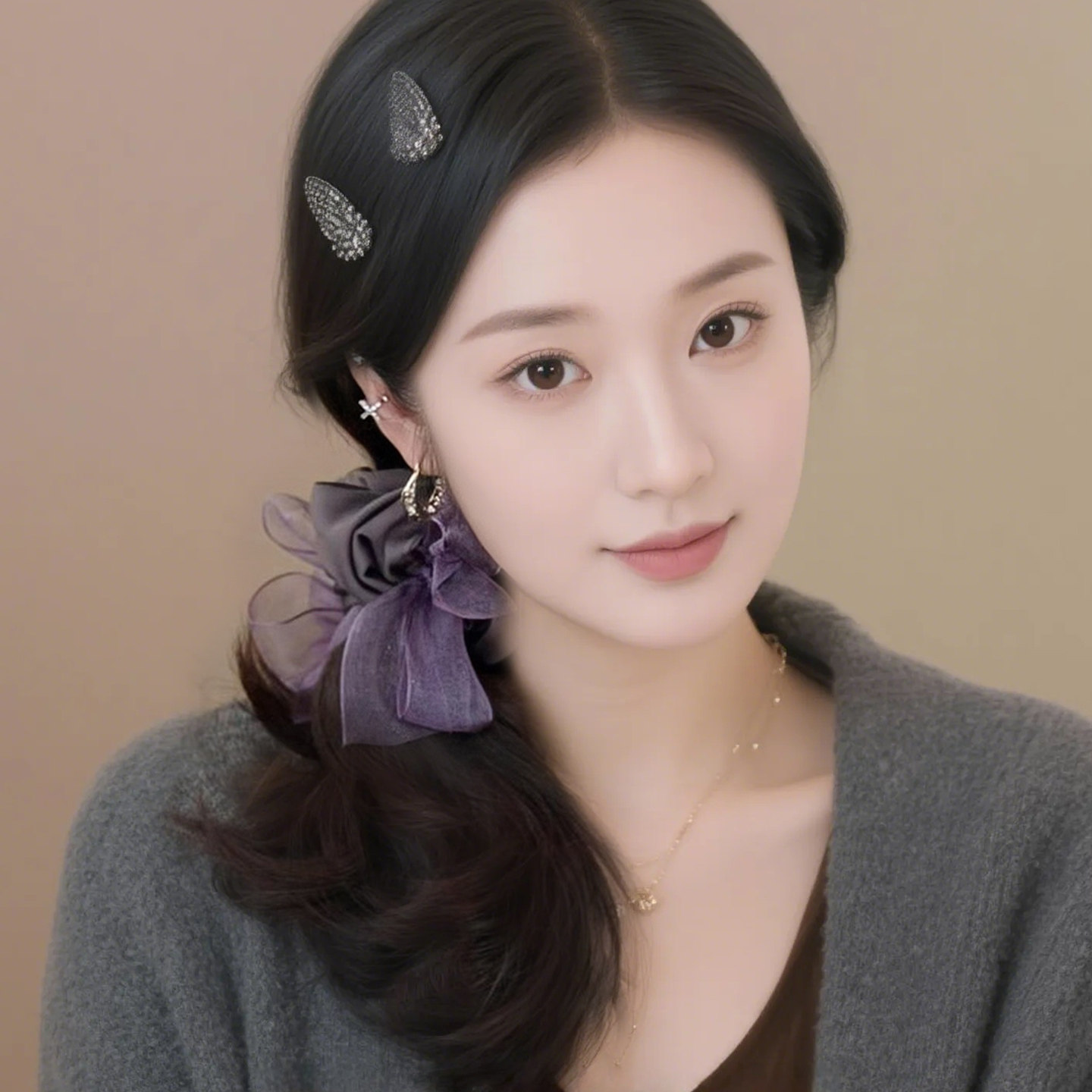 许妍同款蝴蝶结大肠发圈女2025新款高级感扎头头花发绳头绳头饰,淘宝优惠券,粉丝福利购,淘宝优惠卷