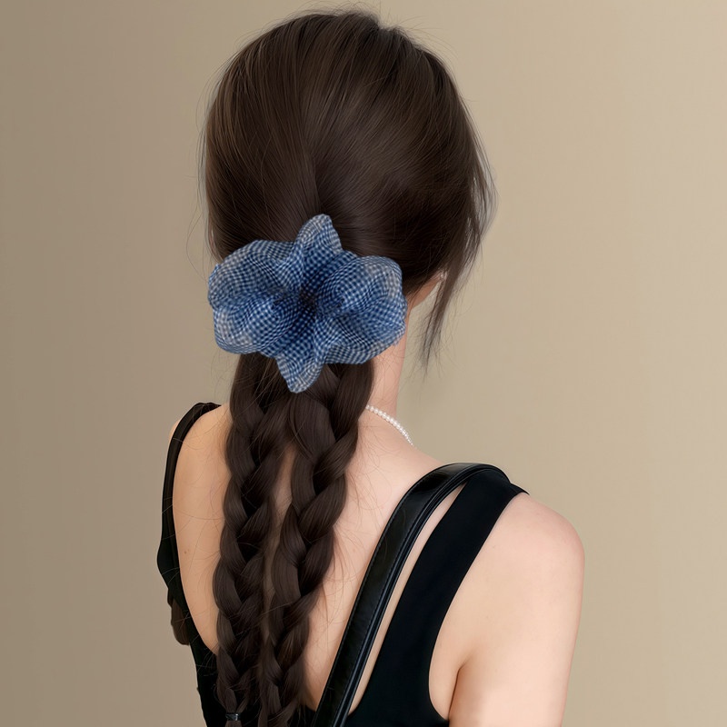 浪漫艺术家！云朵泡泡网纱发夹抓夹女！2025新款鲨鱼夹显发量盘发,淘宝优惠券,粉丝福利购,淘宝优惠卷