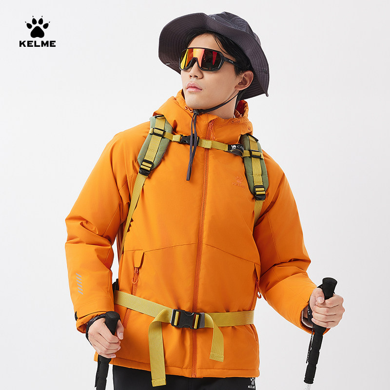 KELME/卡尔美运动棉衣男秋冬季短款连帽棉服户外训练保暖外套棉袄,淘宝优惠券,粉丝福利购,淘宝优惠卷