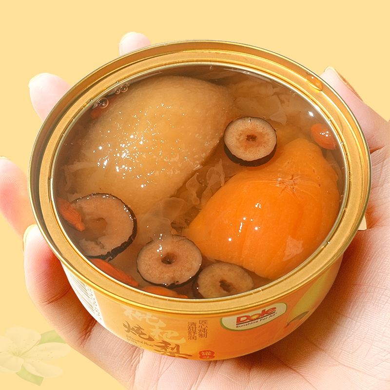 dole都乐枇杷炖梨罐头280g/罐冰糖即食水果罐头0脂肪代餐官方正品