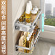 304 stainless steel punch-free bathroom storage rack