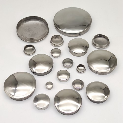 304不锈钢圆管堵头装饰封口盖管孔盖内塞堵帽快速盖封头钻孔塞盖 - 图3