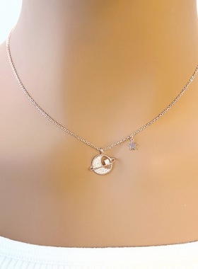 CHOMEL项链女轻奢小众璀璨锆石