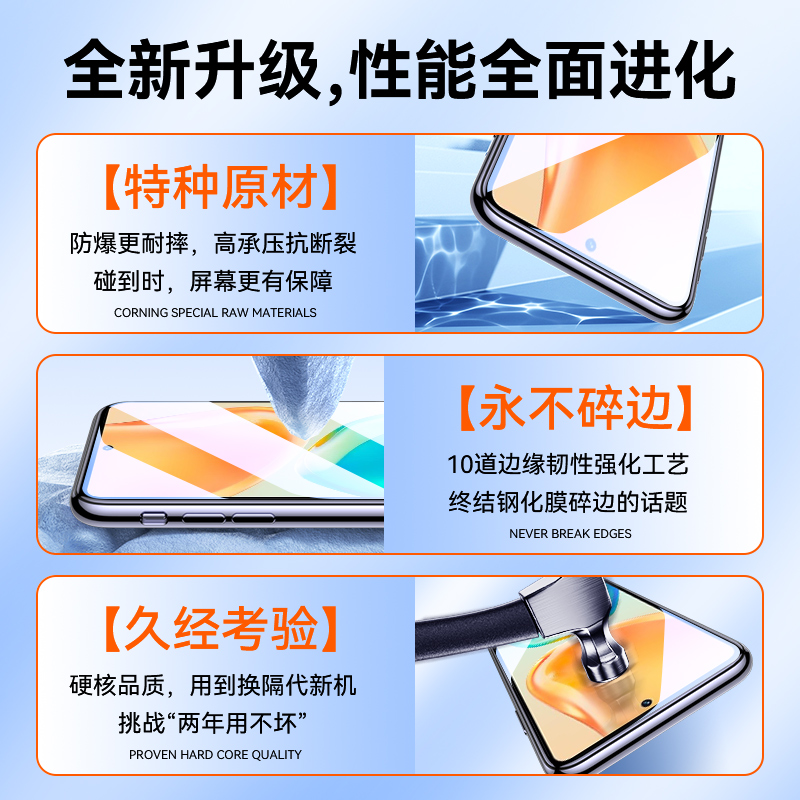 适用iqooz8钢化膜vivoiqooz8手机膜z8x全屏爱酷vivo8x保护iqz水凝ipooz防窥iq00新款磨砂ipoo蓝光vivoiqooz软-图3