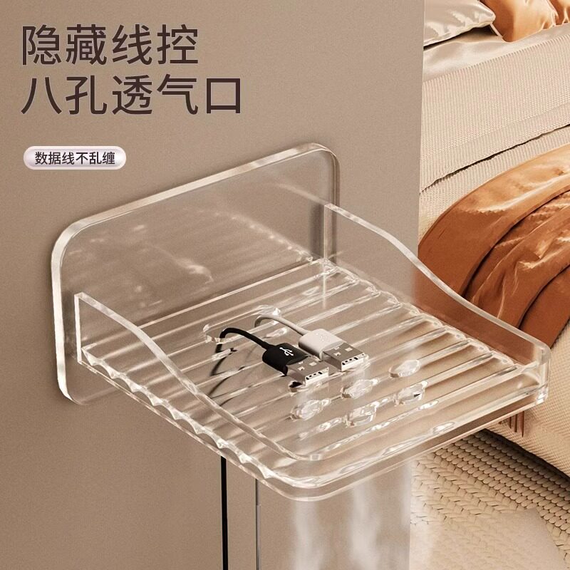 摄像头室内支架免打孔监控机架家用室外墙上置物架路由器放置架子