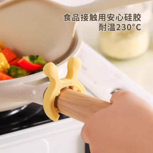 鹿耳锅铲架家用硅胶锅边防烫防溢护铲架灶台放汤勺铲子专用置物架 - 图2
