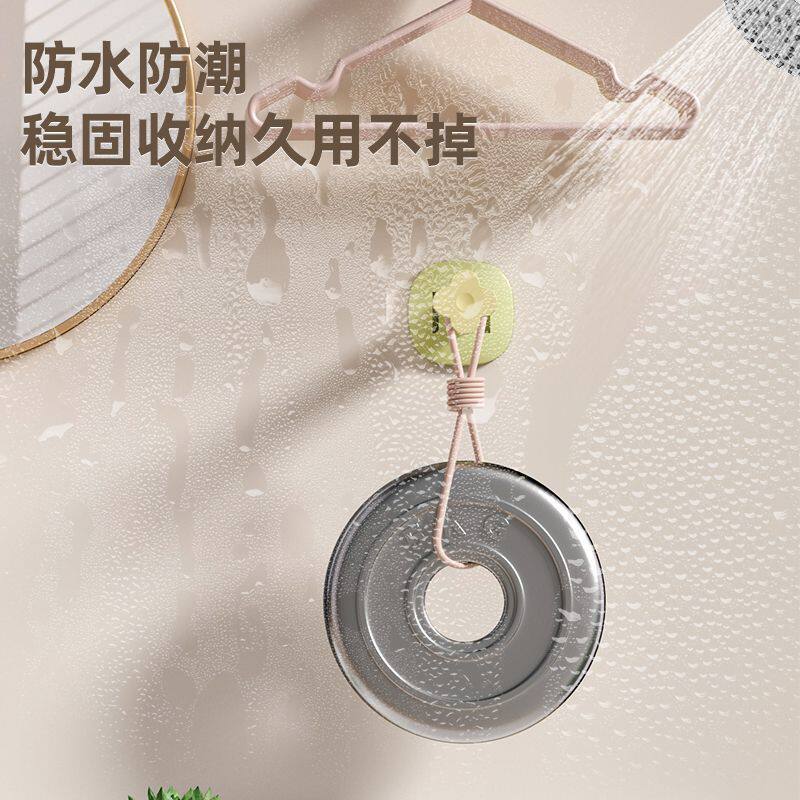 衣架收纳神器可伸缩免打孔阳台壁挂式多功能整理置物架家用晾衣架