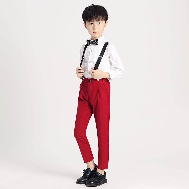 儿童演出服男童背带裤花童礼服小学生舞蹈合唱主持人朗诵表演服装,淘宝优惠券,粉丝福利购,淘宝优惠卷