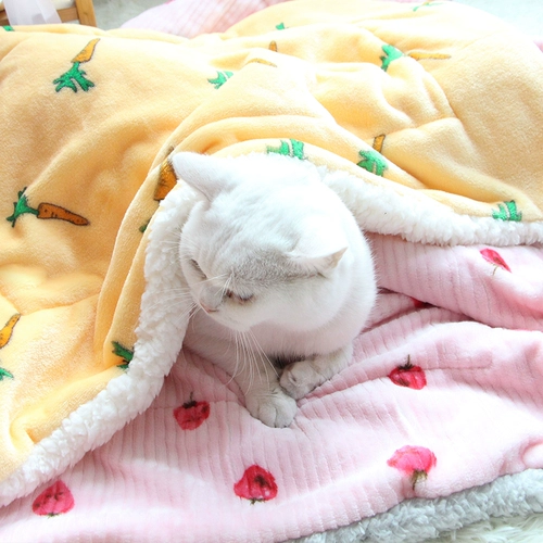 Двойное слоя сгущенного домашнего одеяла для собак одеяла собаки собаки с зимним собачьем стеганым одеялом