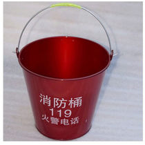 Set to thicken the bucket 12L Large racer bucket Large Number of fire extinguishing barrel Bucket Bucket Yellow Sand Barrel Water Bucket 12 Liter Wine Red