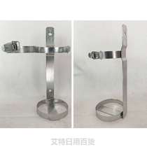 304 stainless steel fire extinguisher frame marine vehicular fixed hanger fire extinguisher shelf manufacturer to make bracket