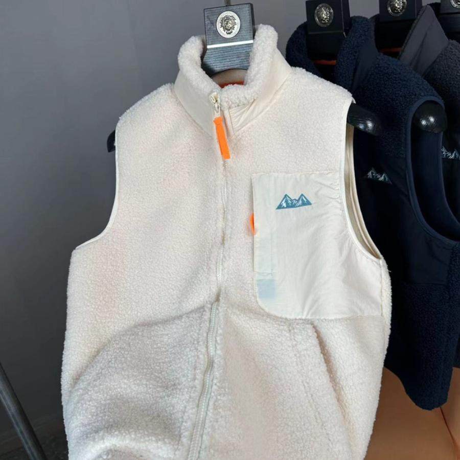 外贸日单！冬季男女情侣款厚实保暖摇粒绒休闲百搭立领马甲外套潮,淘宝优惠券,粉丝福利购,淘宝优惠卷