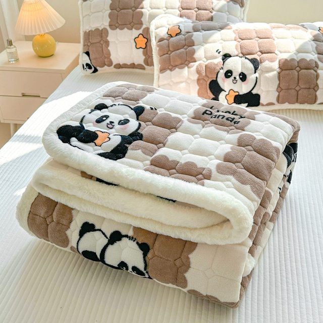 Class A milk velvet clamped mattress household plus velvet sheet tatami protective mattress student dormitory plus velvet mattress