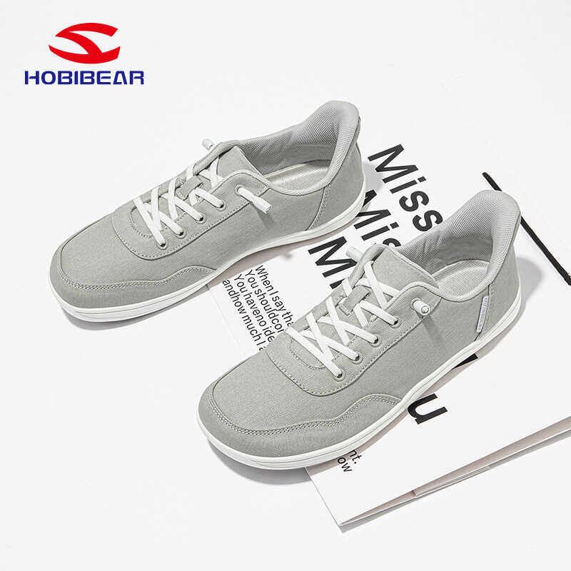 HOBIBEAR男鞋白色轻便平底超宽头鞋45码大头鞋男士大码赤足鞋,淘宝优惠券,粉丝福利购,淘宝优惠卷