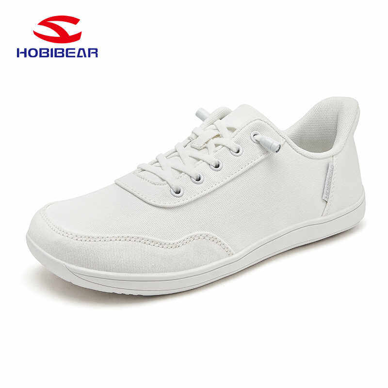 HOBIBEAR男鞋白色轻便平底超宽头鞋45码大头鞋男士大码赤足鞋,淘宝优惠券,粉丝福利购,淘宝优惠卷