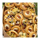 Новая ореха пицца небольшое печенье сэндвич с бутерброд