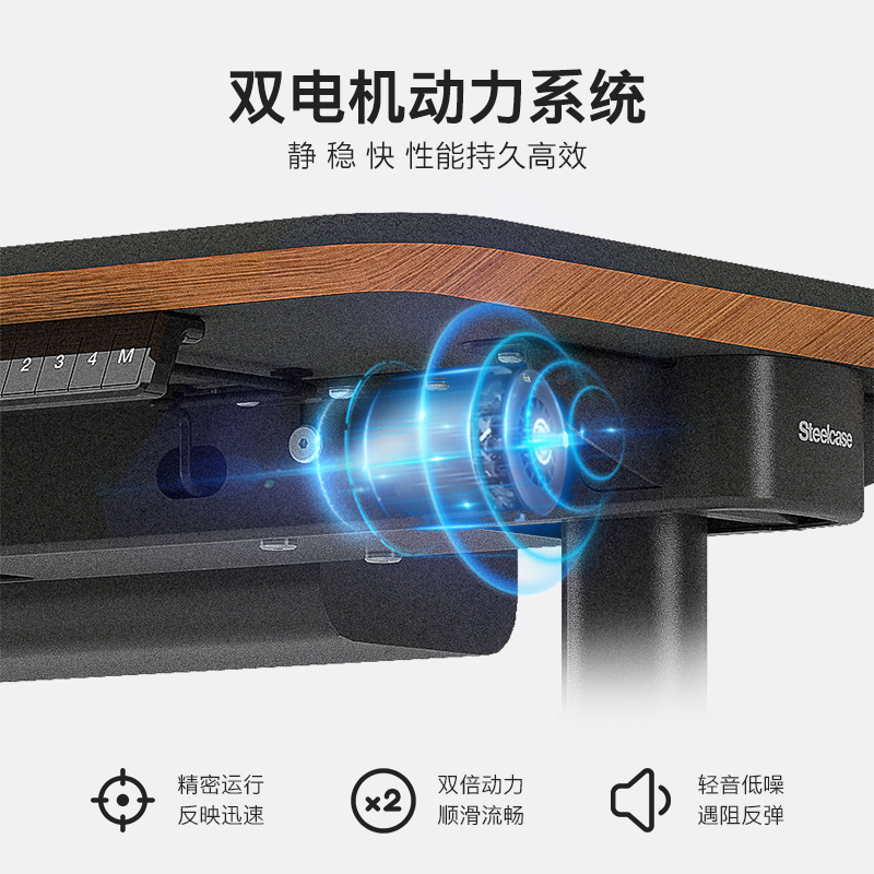Steelcase Migration SE Pro电动升降桌电脑电竞桌工作台办公桌,淘宝优惠券,粉丝福利购,淘宝优惠卷