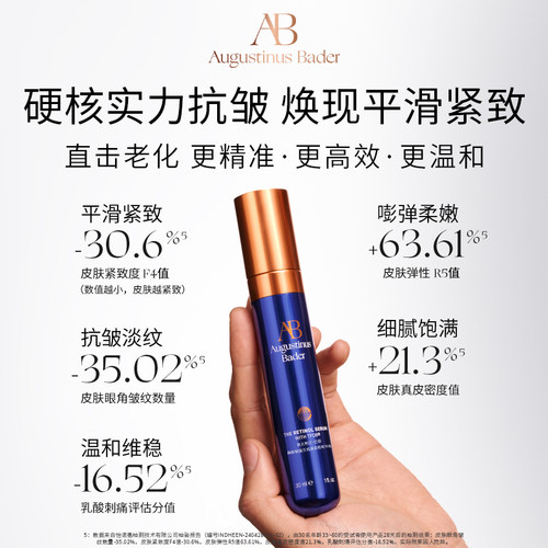 奥古斯汀·巴德—AB蓝A精华液A醇视黄醇抗皱紧致淡化细纹面部精华 - 图2