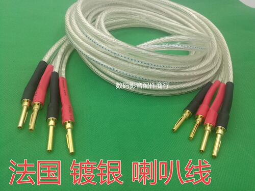 真实Real Cable 镀银喇叭线 音响线 镀厚银 发烧叭音响4平方 成品 - 图1