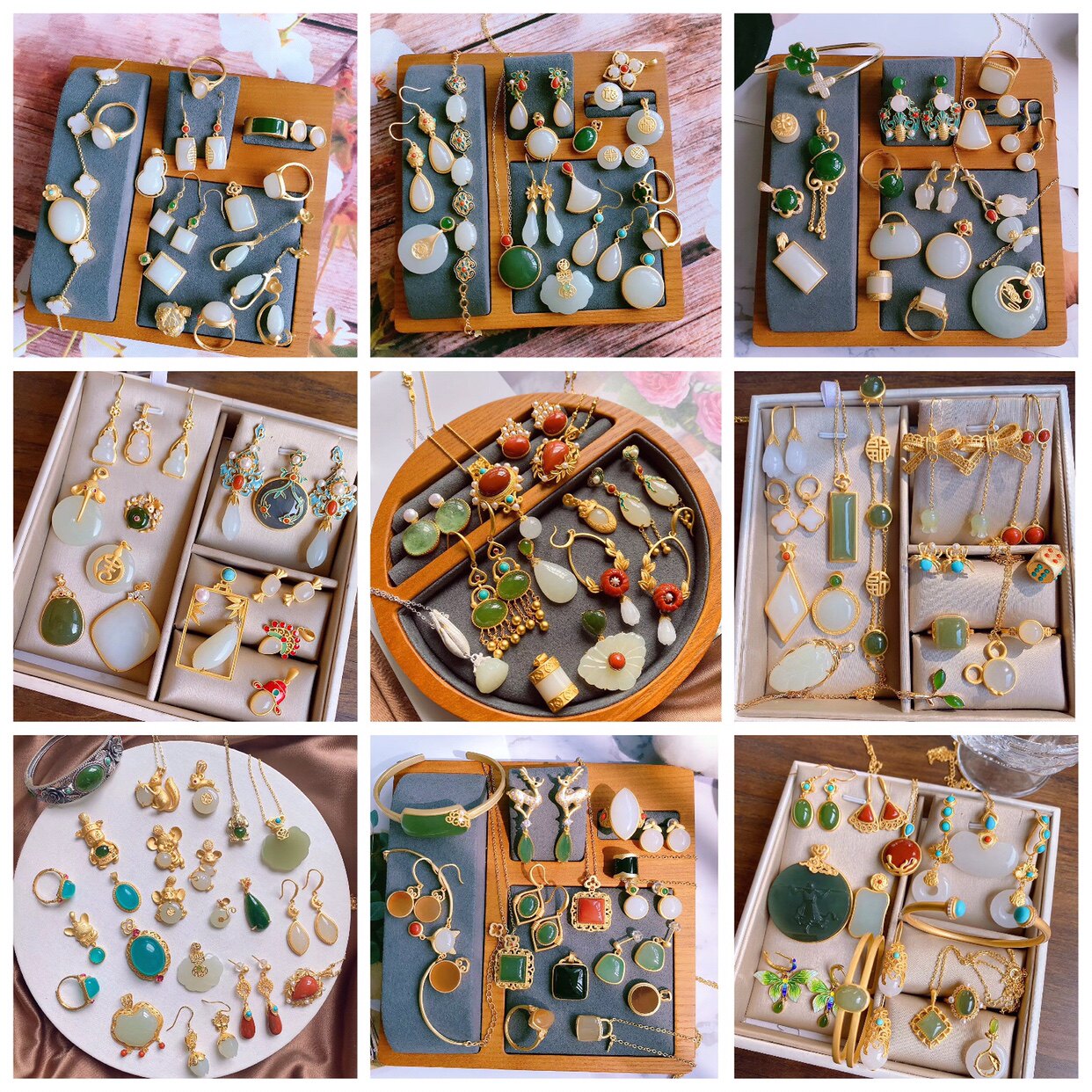 Lucky blind box antique jewelry lucky bag jewelry set
