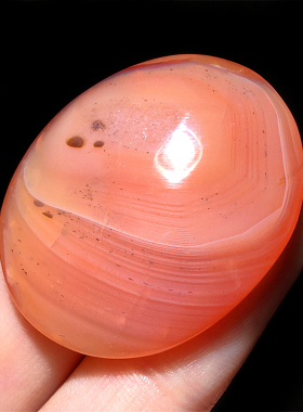 天然波斯湾缠丝玛瑙原石吊坠饰品