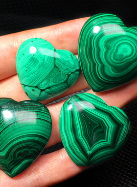 天然孔雀石绿宝石男女款吊坠饰品