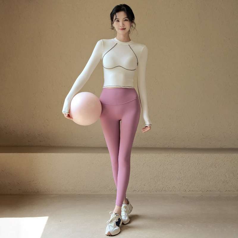 Ackdcs瑜伽裤女秋冬款无尴尬线高腰提臀弹力紧身裤跑步运动健身裤,淘宝优惠券,粉丝福利购,淘宝优惠卷