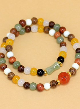 多宝珠DIY多彩系列款手链规格0.6清新设计感串珠复古百搭手链配饰