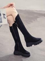 Upscale 21a boots n cylinder new over knee thick bottom small long boots High Boots Up Boots Woman 2021 But Subluxurious