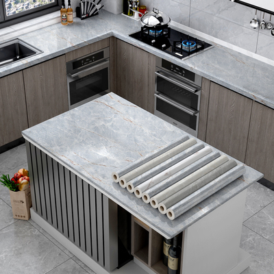 厨房台面贴纸防水防油自粘加厚防烫耐高温