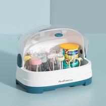 New pint baby bottle shelve drying clamshell draining airing rack baby cutlery storage containing box