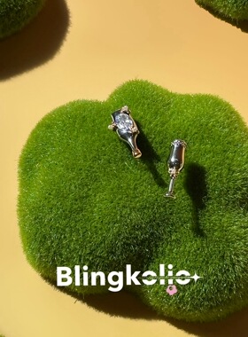 Blingkolio 新款小酒瓶耳钉