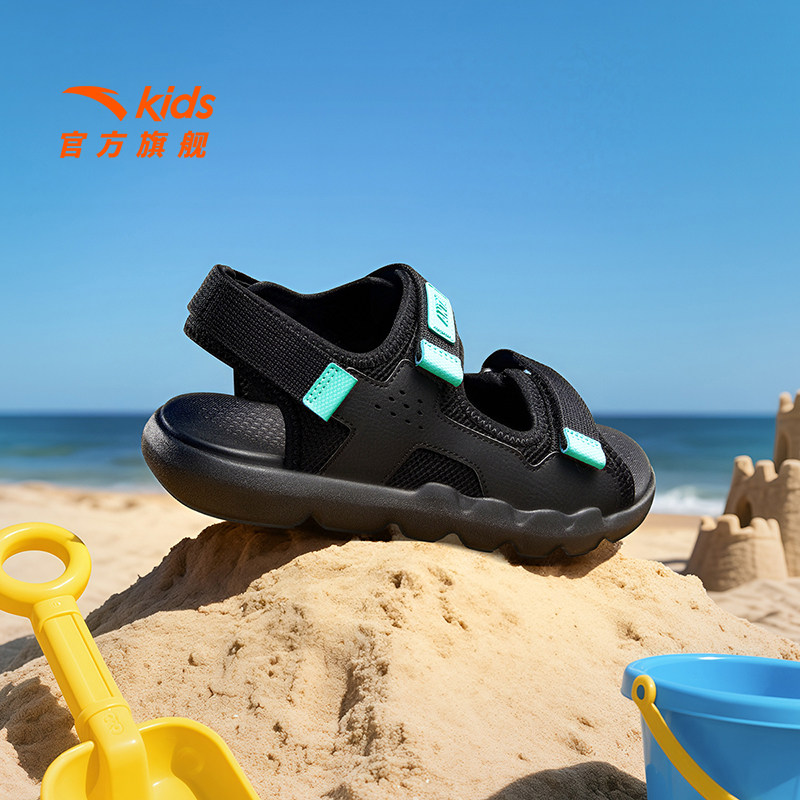 安踏儿童男大童沙滩鞋2026款防滑透气休闲