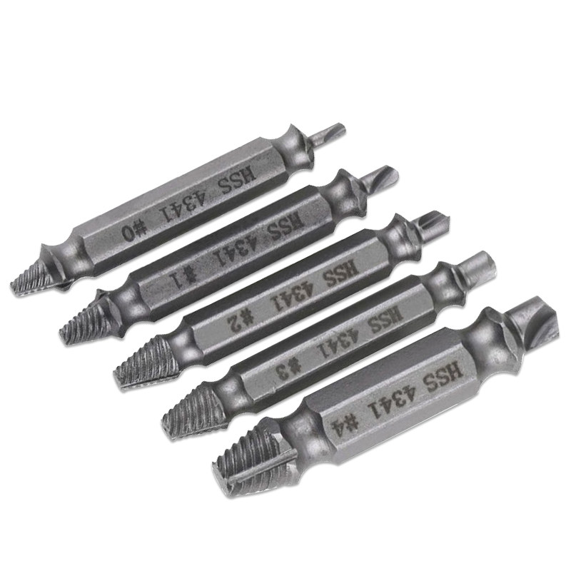 Quick-release broken screw extractor/sliding thread broken screw removal tool/screwdriver/double-ended broken screw remover