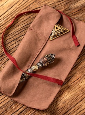 速发黄铜三式普巴厘刚杵降魔杵家用供奉修行藏面法器带底座16金米