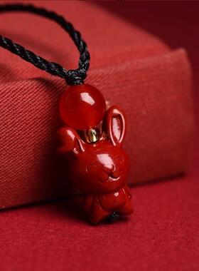 杭州灵隐12生肖项链朱砂守护神
