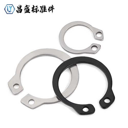 轴卡轴用卡环轴承卡簧外卡弹性挡圈卡扣C型卡簧国标65MN锰GB894 - 图2